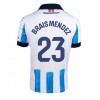 Real Sociedad Brais Mendez #23 Hjemmedrakt 2023-24 Kortermet